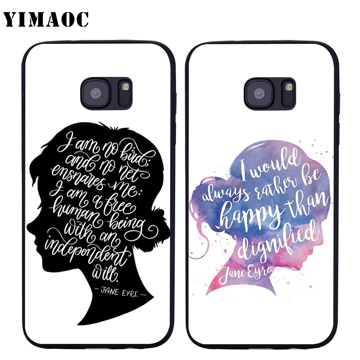 Мягкий силиконовый чехол YIMAOC Jane Eyre для Samsung Galaxy S6 S7 Edge S8 S9 Plus A3 A5 A6 Note 8 9 | Мобильные