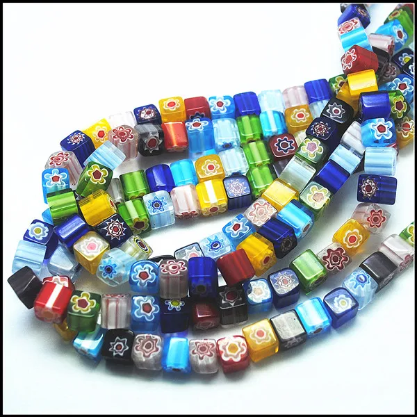 48pcs single flower glass beads square cubic shape beads strings size 8mm diy jewelry beads strings for bracelets making
48pcs single flower glass beads square cubic shape beads strings size 8mm diy jewelry beads strings for bracelets making