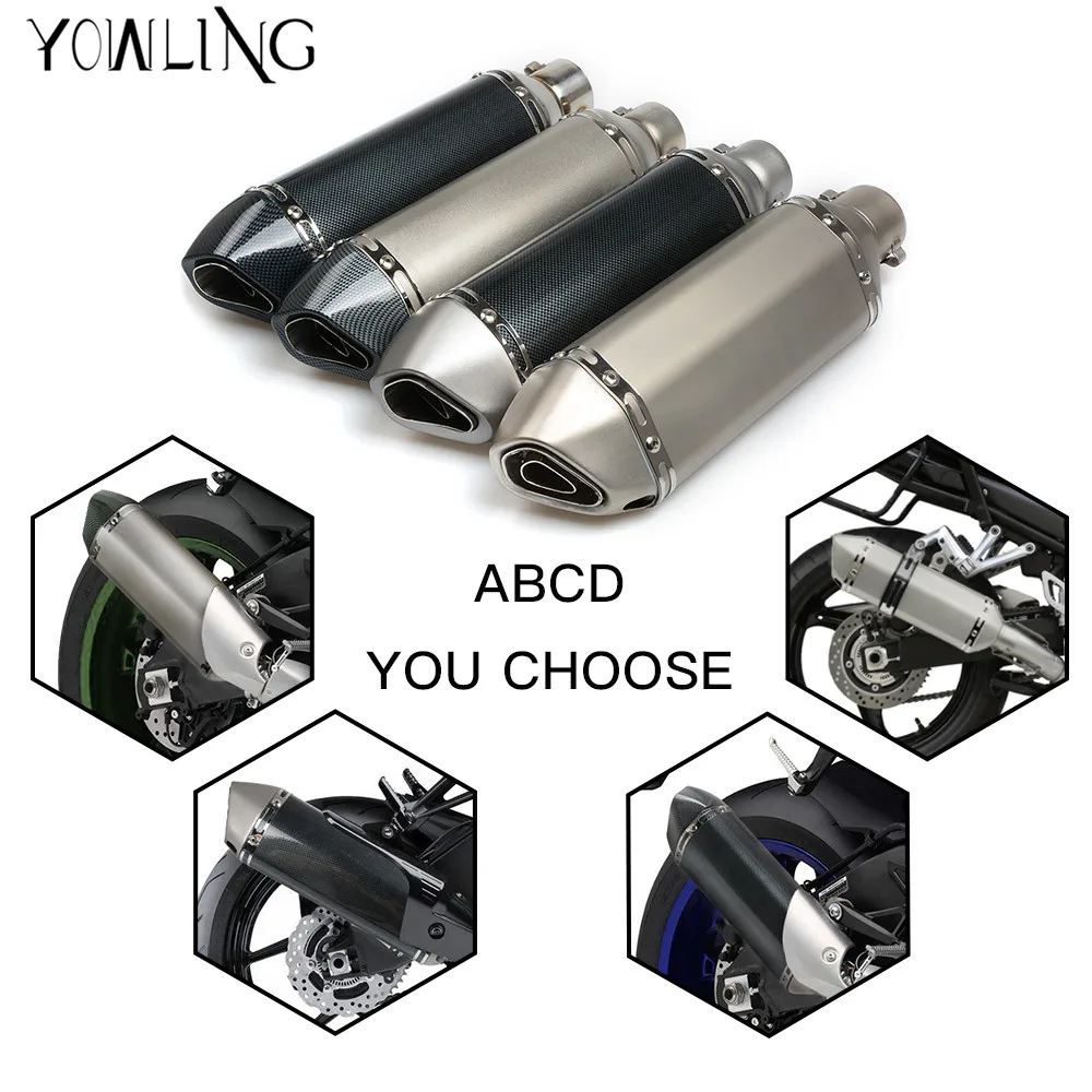51mm Motorcycle Exhaust Pipe Scooter Modified Muffler pipe For DUCATI MONSTER 821 Hypermotard 1100/1098 1199 1196 899
51mm Motorcycle Exhaust Pipe Scooter Modified Muffler pipe For DUCATI MONSTER 821 Hypermotard 1100/1098 1199 1196 899