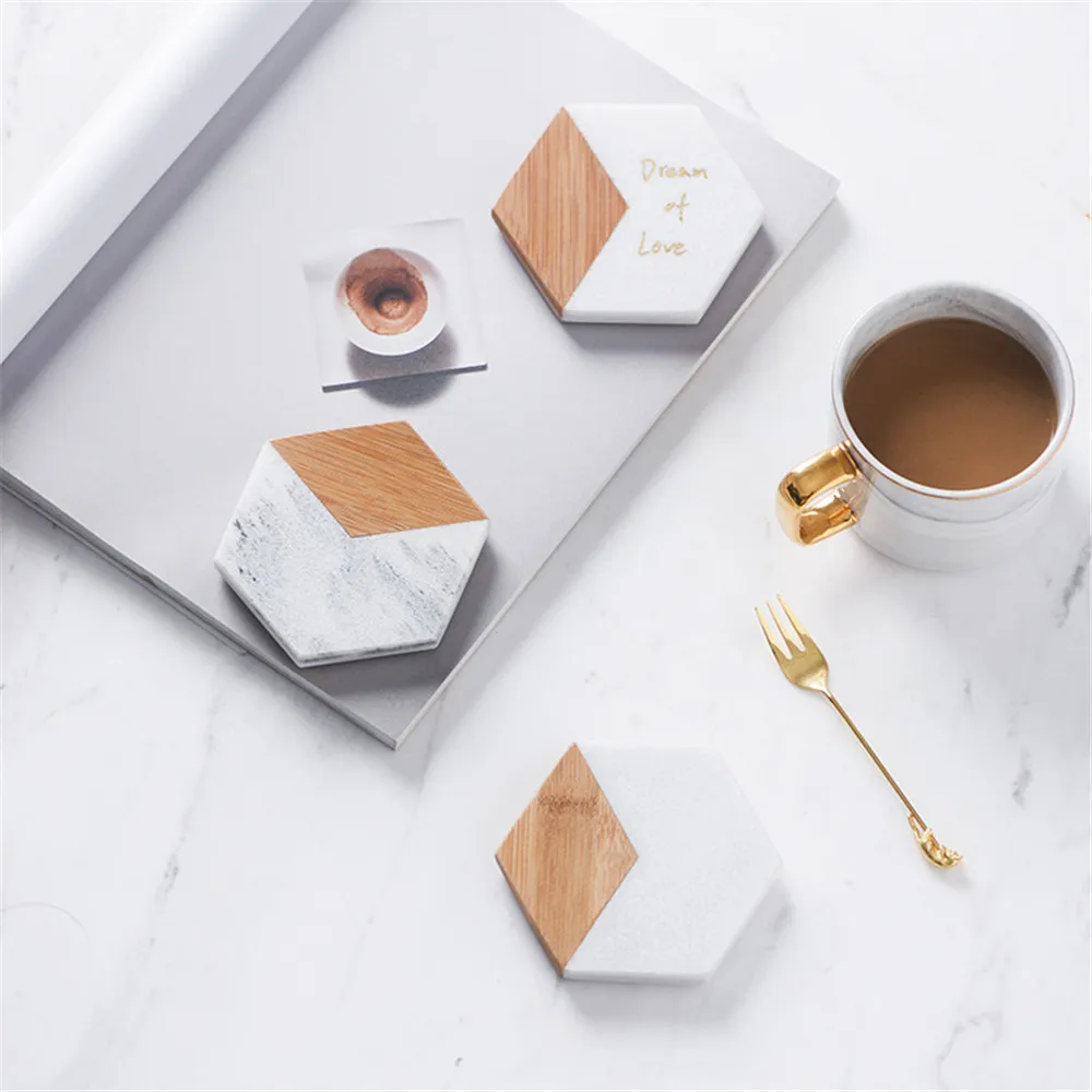 Chic Luxury Marble Bamboo Ceramic Coaster Placemat Cup Mug Drink Coffee Mat Pads Waterproof Home Coasters Hard Europe Decor 1PCS
Chic Luxury Marble Bamboo Ceramic Coaster Placemat Cup Mug Drink Coffee Mat Pads Waterproof Home Coasters Hard Europe Decor 1PCS