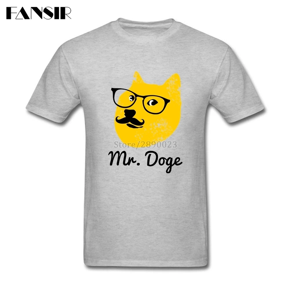 Новинка 2020 модные футболки для мужчин мужская Футболка Mr. Doge с коротким рукавом и