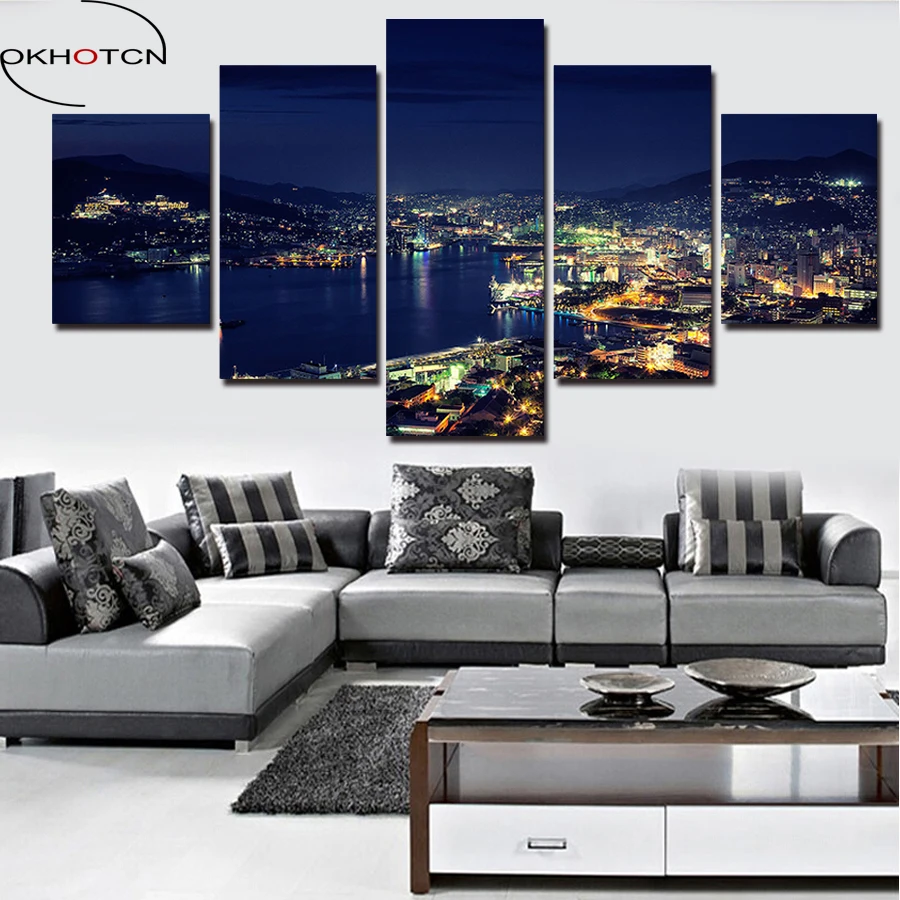 OKHOTCN 5 панелей, современная настенная краска, ночной вид на озеро, настенная художественная картина, домашний декор, художественная Краска н...
OKHOTCN 5 панелей, современная настенная краска, ночной вид на озеро, настенная художественная картина, домашний декор, художественная Краска н...