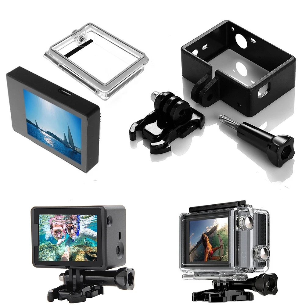 ЖК экран BacPac дисплей просмотра для GoPro Hero 3 + 4 камера задняя крышка Расширенная