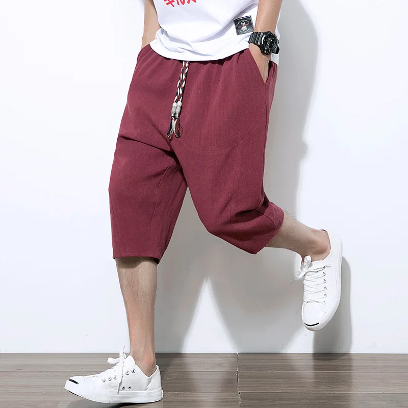 New Summer Casual Men Harem Pants Linen Solid Loose Mens Jogger Pants Chinese Traditional Harajuku Calf length Trousers DS50776
New Summer Casual Men Harem Pants Linen Solid Loose Mens Jogger Pants Chinese Traditional Harajuku Calf length Trousers DS50776
