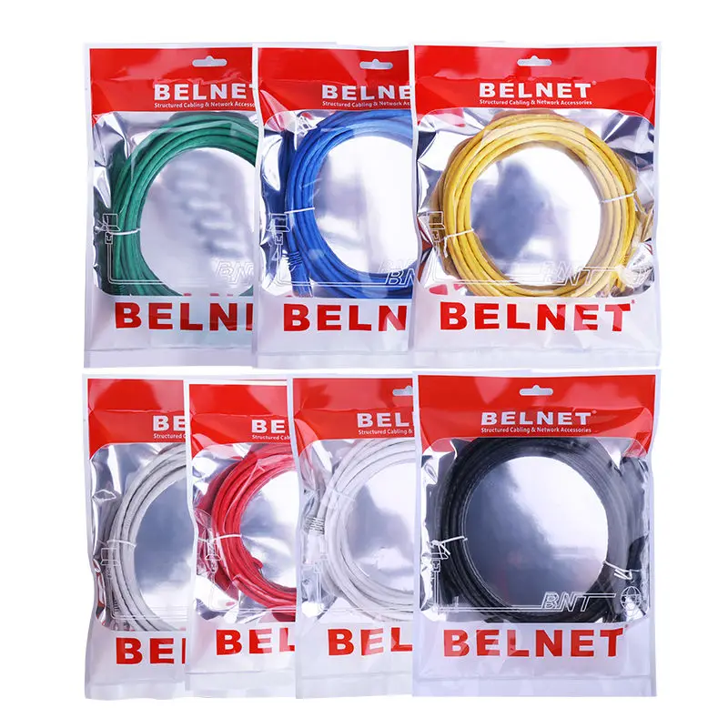 BELNET CAT6 RJ45 Ethernet Cable UTP unshield Network Patch Cord Lan Cable 1M 2M 3M 10M 15M 1000Mbp for Computers Routers Laptops
BELNET CAT6 RJ45 Ethernet Cable UTP unshield Network Patch Cord Lan Cable 1M 2M 3M 10M 15M 1000Mbp for Computers Routers Laptops