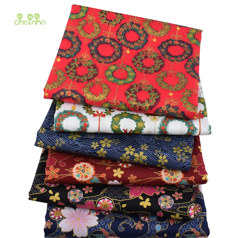 Chainho,Bronzing Series,Printed Twill Cotton Fabric,For DIY Quilting Sewing Baby & Children's Sheet,Pillow,Material,Half Meter
Chainho,Bronzing Series,Printed Twill Cotton Fabric,For DIY Quilting Sewing Baby & Children's Sheet,Pillow,Material,Half Meter