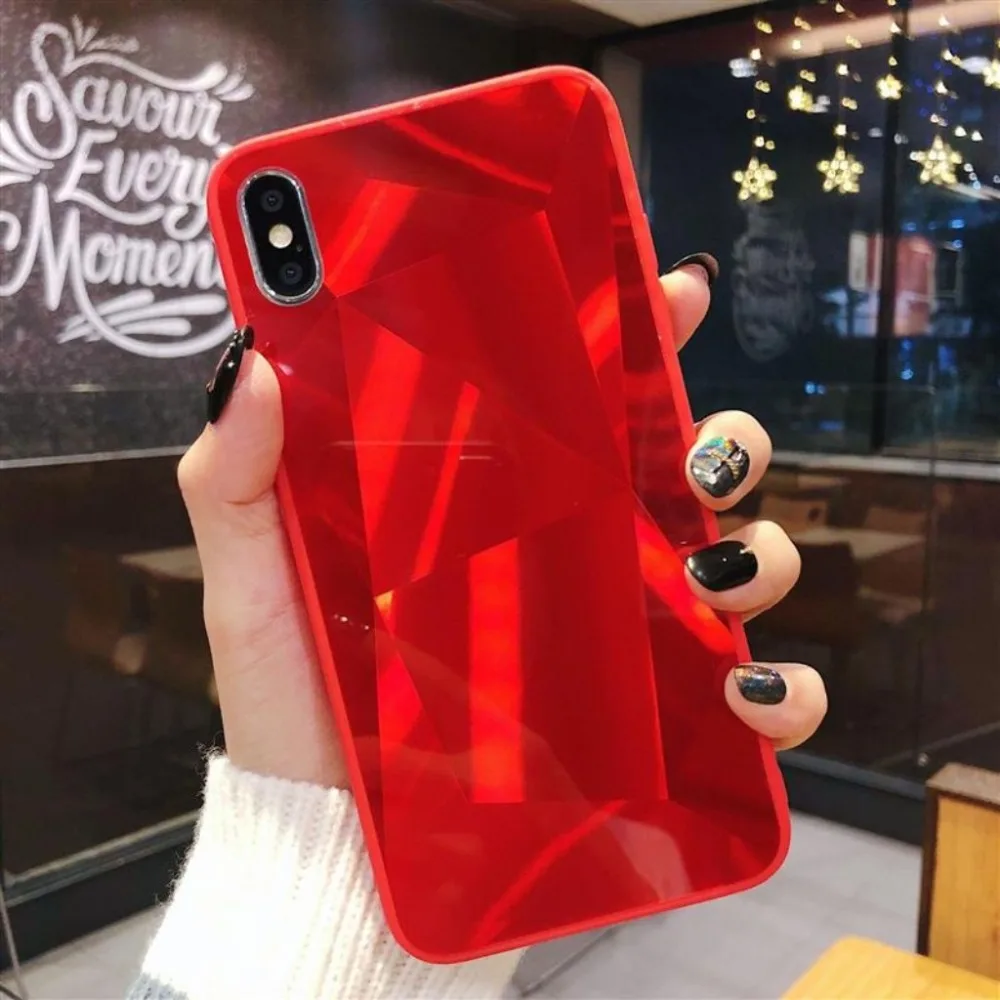 Твердый чехол с алмазной текстурой для iPhone XS MAX XR X 8 8PLUS 7 7PLUS 6 6S PLUS | Мобильные