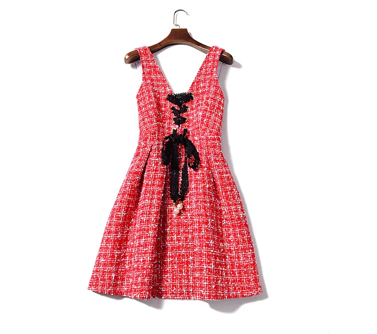 High Quality Women Clothes 2020 Spring Lace Shirt V-Neck Red Party Dress Tunique Femme Dames Jurken chic dress
High Quality Women Clothes 2020 Spring Lace Shirt V-Neck Red Party Dress Tunique Femme Dames Jurken chic dress