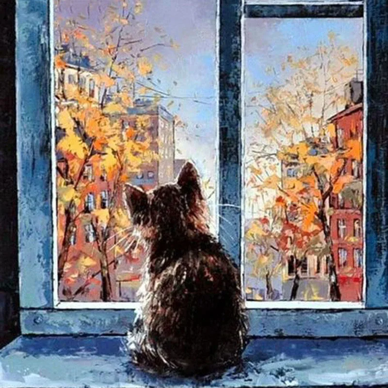 Full square/Round drill Diamond embroidery Cat 5D DIY diamond Painting Cross Stitch Rhinestone Mosaic HYY
Full square/Round drill Diamond embroidery Cat 5D DIY diamond Painting Cross Stitch Rhinestone Mosaic HYY