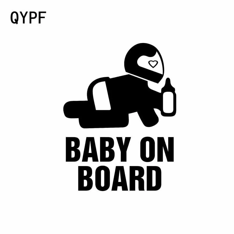 QYPF 10.8CM*14CM BABY ON BOARD Lovely Vinyl Decal Car Sticker Black Sliver C14-0233
QYPF 10.8CM*14CM BABY ON BOARD Lovely Vinyl Decal Car Sticker Black Sliver C14-0233