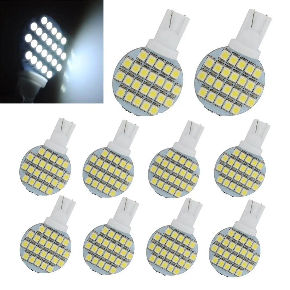 Светодиодная лампа T10 921 194 24-3528 SMD, супер яркая белая лампа постоянного тока 12 В, упаковка из 10 шт.
Светодиодная лампа T10 921 194 24-3528 SMD, супер яркая белая лампа постоянного тока 12 В, упаковка из 10 шт.