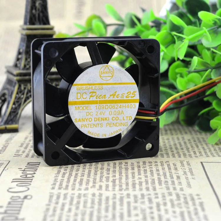 Free Delivery. 109 d0624h402 24 v 0.09 A 6 cm 6025 inverter fan
Free Delivery. 109 d0624h402 24 v 0.09 A 6 cm 6025 inverter fan