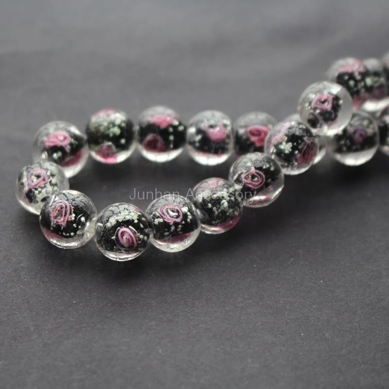 20Pieces/Lot 12mm Luminous Lampwork Glass Beads Flower Beads Black color jewelry making
20Pieces/Lot 12mm Luminous Lampwork Glass Beads Flower Beads Black color jewelry making