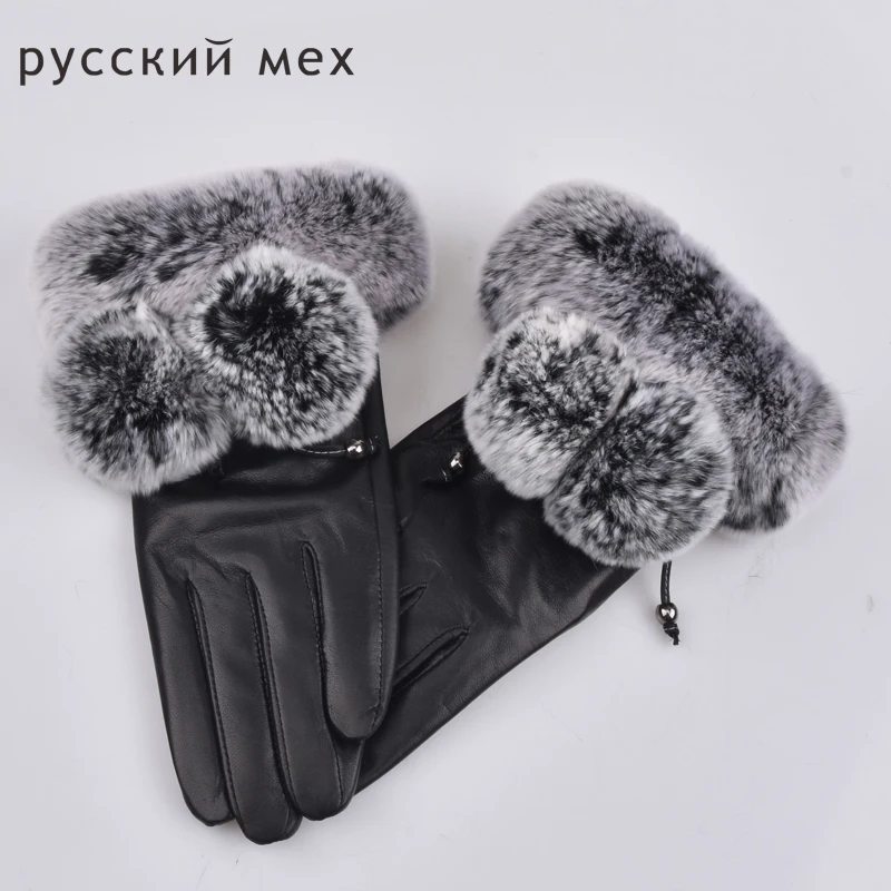 Genuine Sheepskin Genuine Women's Winter Rabbit Fur Gloves Women's Warm Real Sheepskin Fashion High Quality Velvet Windproof
Genuine Sheepskin Genuine Women's Winter Rabbit Fur Gloves Women's Warm Real Sheepskin Fashion High Quality Velvet Windproof