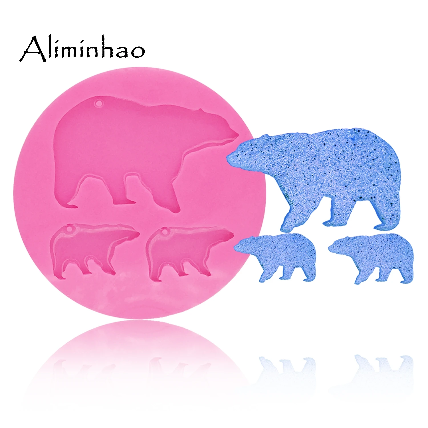 DY0056 DIY silicone shiny Mother bear and baby mold for Keychains pendant decoration moulds polymer clay Molds epoxy Resin mold
DY0056 DIY silicone shiny Mother bear and baby mold for Keychains pendant decoration moulds polymer clay Molds epoxy Resin mold