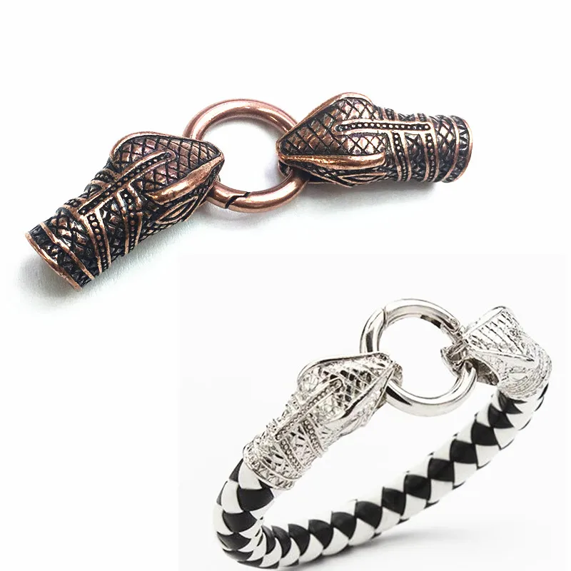 GHRQX Hot Sell Zinc Alloy Vintage snake leather cord Leather Cord Findings Jewelry Findings hole about 10mm
GHRQX Hot Sell Zinc Alloy Vintage snake leather cord Leather Cord Findings Jewelry Findings hole about 10mm