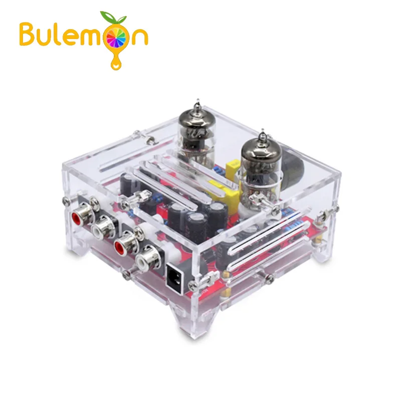 5PCS Fever 6J1 Tube Amplifier Preamp Board Hifi Dual Channel Class A Volume Control Tone Preamplifier Board With Crystal Case
5PCS Fever 6J1 Tube Amplifier Preamp Board Hifi Dual Channel Class A Volume Control Tone Preamplifier Board With Crystal Case