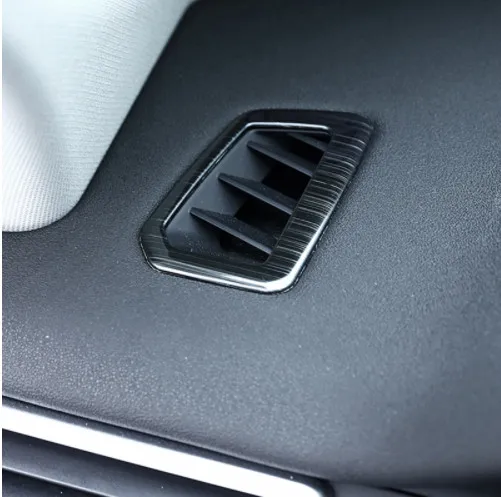 2pcs Stainless Steel Black Brushed Dashboard Air Conditioning Vent Outlet Frame Trim Kit For Land Rover Discovery Sport 2015-18
2pcs Stainless Steel Black Brushed Dashboard Air Conditioning Vent Outlet Frame Trim Kit For Land Rover Discovery Sport 2015-18