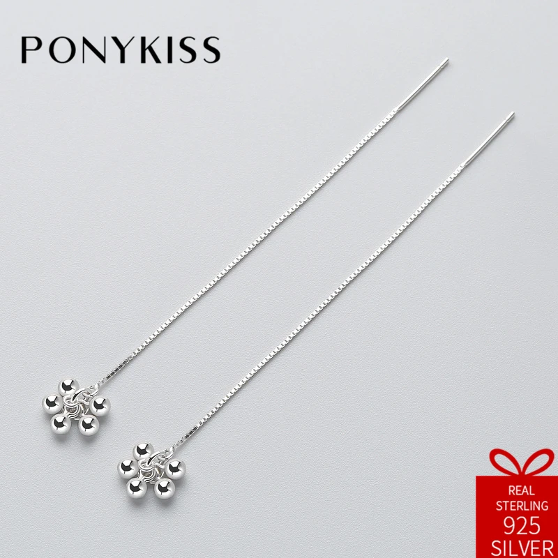 Женские круглые длинные геометрические серьги PONYKISS, 100% Стерлинговое Серебро 925 пробы, милые ювелирные изделия для влюбленных, аксессуар для...
Женские круглые длинные геометрические серьги PONYKISS, 100% Стерлинговое Серебро 925 пробы, милые ювелирные изделия для влюбленных, аксессуар для...
