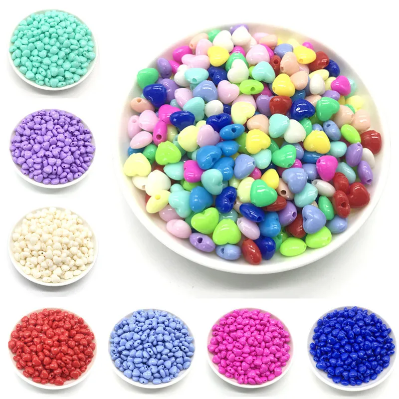 Wholesale 100pcs 8mm heart-shaped color acrylic punch beads for jewelry making DIY bracelet necklace accessories
Wholesale 100pcs 8mm heart-shaped color acrylic punch beads for jewelry making DIY bracelet necklace accessories