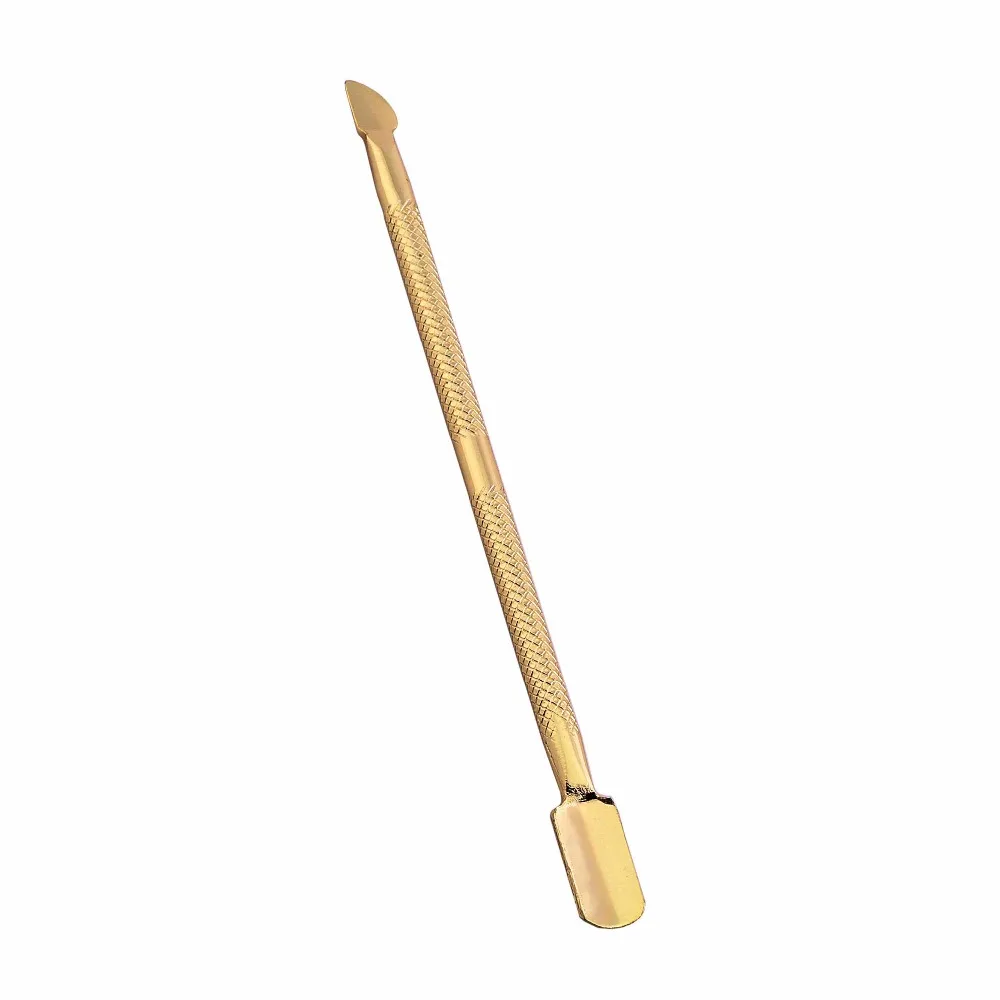ROSALIND 1PCS Nail Art tools Stainless Steel Cuticle Pusher Cuticle 2 Way Spoon Gold Color Pusher Pedicure Manicure Care Cleaner
ROSALIND 1PCS Nail Art tools Stainless Steel Cuticle Pusher Cuticle 2 Way Spoon Gold Color Pusher Pedicure Manicure Care Cleaner