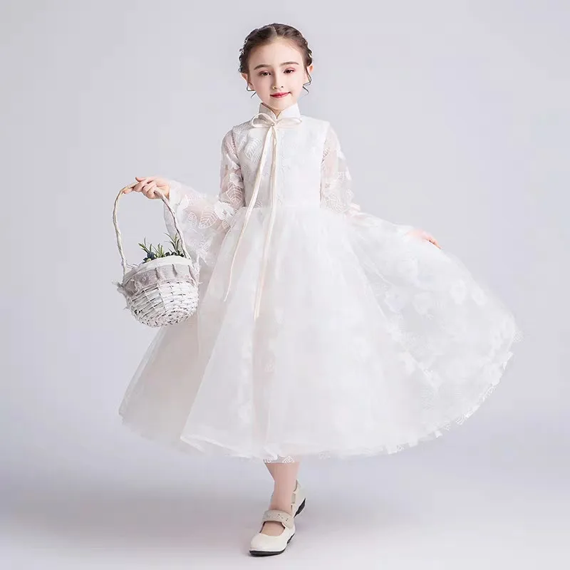Children Girls Solid White Color Birthday Wedding Party Princess Long Dress Kids Teenagers Communication Pageant Dress Clothes
Children Girls Solid White Color Birthday Wedding Party Princess Long Dress Kids Teenagers Communication Pageant Dress Clothes