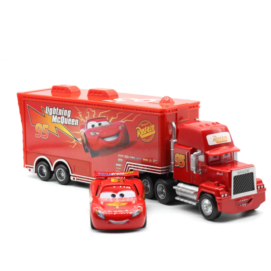 Disney Pixar Cars No.95 McQueen Mack Truck Uncle Diecast Toy Car 1:55 Loose Brand New In Stock & Free Shipping
Disney Pixar Cars No.95 McQueen Mack Truck Uncle Diecast Toy Car 1:55 Loose Brand New In Stock & Free Shipping