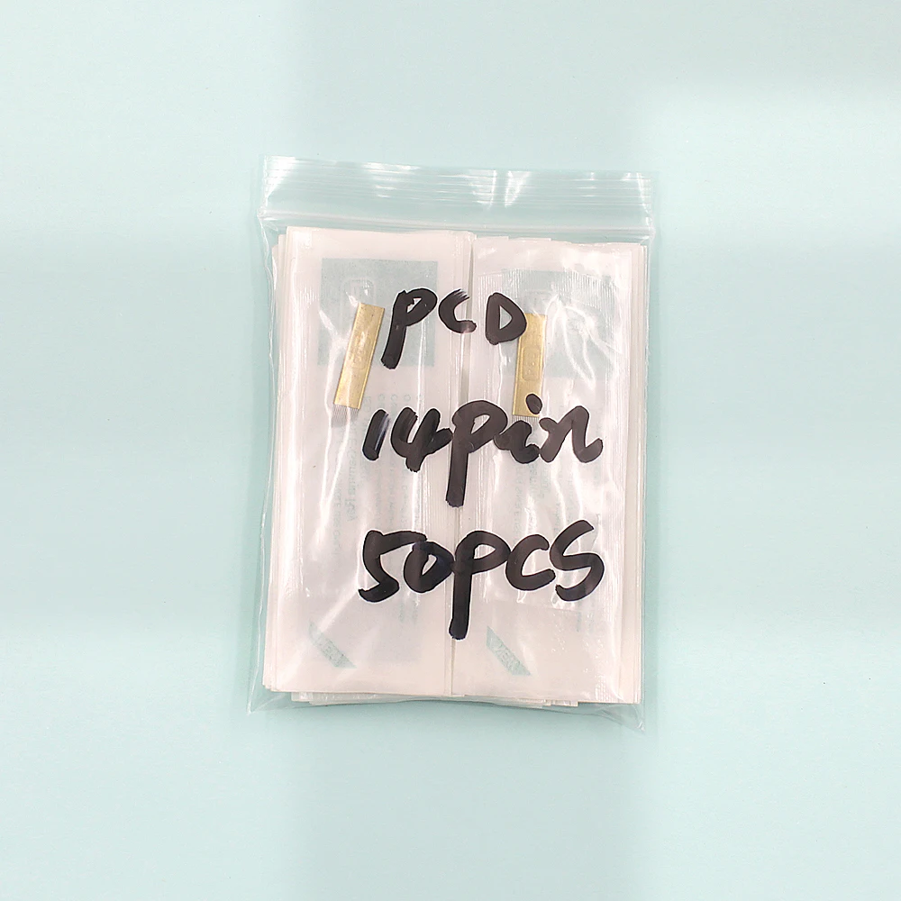 50PCS/Lot PCD 14 Pins Microblading Needles Permanent Makeup Eyebrow Tattoo Needles for Manual Eyebrow Tattoo Pen
50PCS/Lot PCD 14 Pins Microblading Needles Permanent Makeup Eyebrow Tattoo Needles for Manual Eyebrow Tattoo Pen