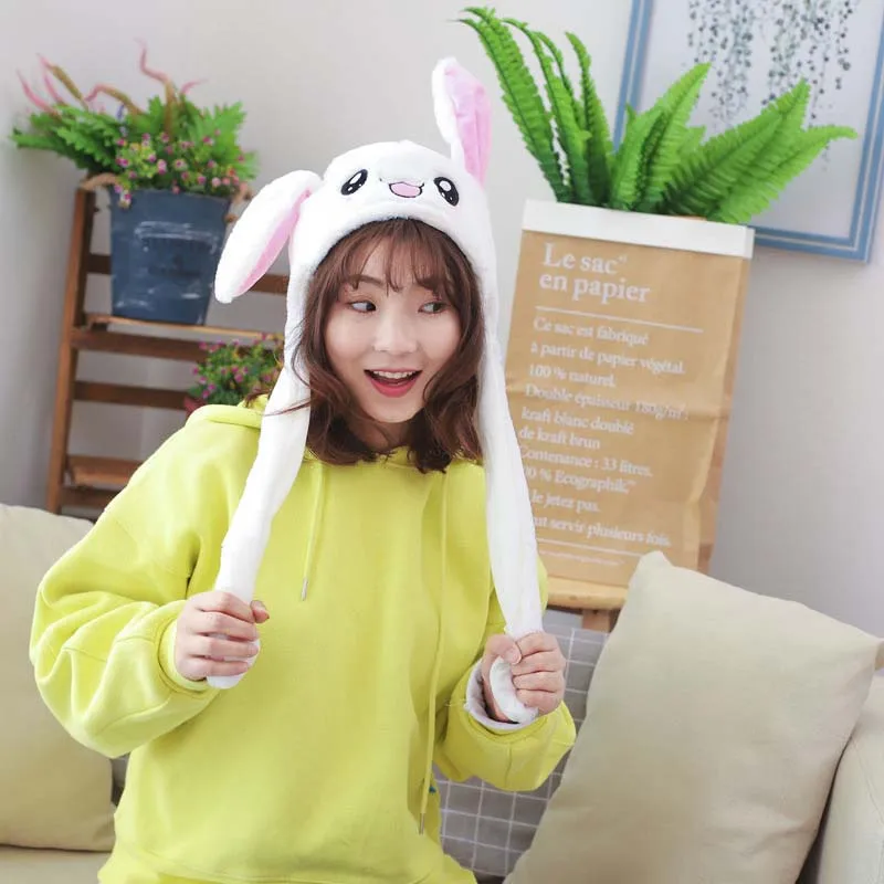 2021 New Rabbit Women's Hat Beanie Plush Can Moving Bunny Ears Hat with Cap Ear Flaps Movable Ears Hat for Women/Child/Girls
2021 New Rabbit Women's Hat Beanie Plush Can Moving Bunny Ears Hat with Cap Ear Flaps Movable Ears Hat for Women/Child/Girls