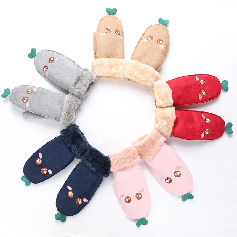 2017 Autumn Winter New Female Suede Leather Warm Cute Cartoon Leaves Mittens Women Thick Plus Velvet Cashmere Halter Gloves L97
2017 Autumn Winter New Female Suede Leather Warm Cute Cartoon Leaves Mittens Women Thick Plus Velvet Cashmere Halter Gloves L97