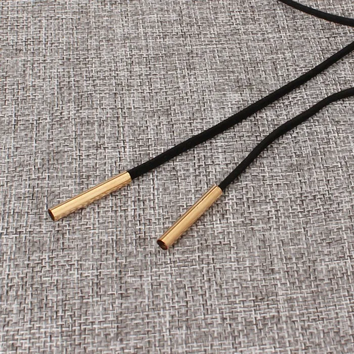 Bowknot Metallic Conduit Charms Long rope Black Leather Choker Necklace for Women Jewelry collier femme Torques
Bowknot Metallic Conduit Charms Long rope Black Leather Choker Necklace for Women Jewelry collier femme Torques
