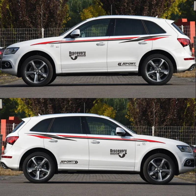 Спортивная наклейка World Datong для Audi Q3 Q5 Q7 стайлинга автомобиля боковая дверь хвост
