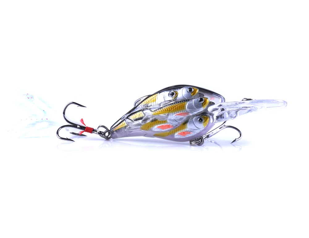HENGJIA GROUP Fishes hard bait fishing lure 7.5cm 9g crankbait floating artificial ABS 6# hook fishing tackle
HENGJIA GROUP Fishes hard bait fishing lure 7.5cm 9g crankbait floating artificial ABS 6# hook fishing tackle