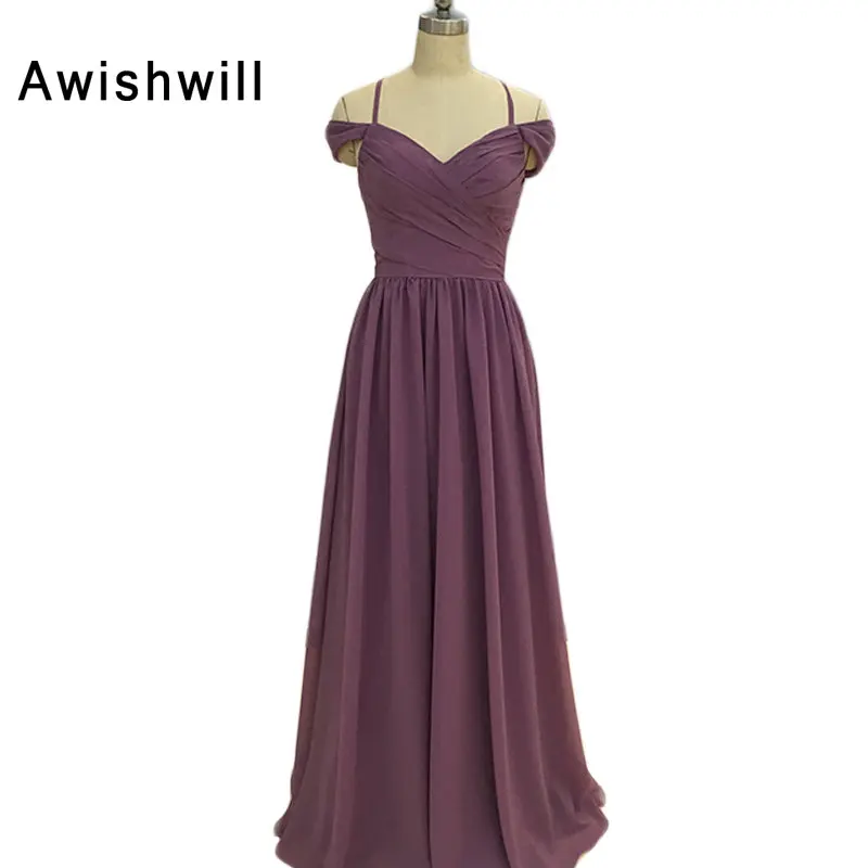 Real Photo Spaghetti Strap Cheap Long Bridesmaid Dresses Chiffon A line Long Maid of Honor Dress Wedding Party Gowns Custom Made
Real Photo Spaghetti Strap Cheap Long Bridesmaid Dresses Chiffon A line Long Maid of Honor Dress Wedding Party Gowns Custom Made