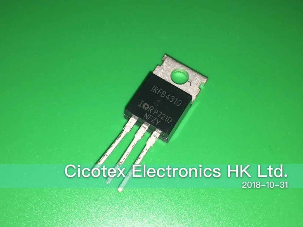 10 шт./лот, IRFB4310PBF TO220AB IRFB4310 MOSFET N-CH, 100 в, 130A, IR4310N, IR4310
10 шт./лот, IRFB4310PBF TO220AB IRFB4310 MOSFET N-CH, 100 в, 130A, IR4310N, IR4310