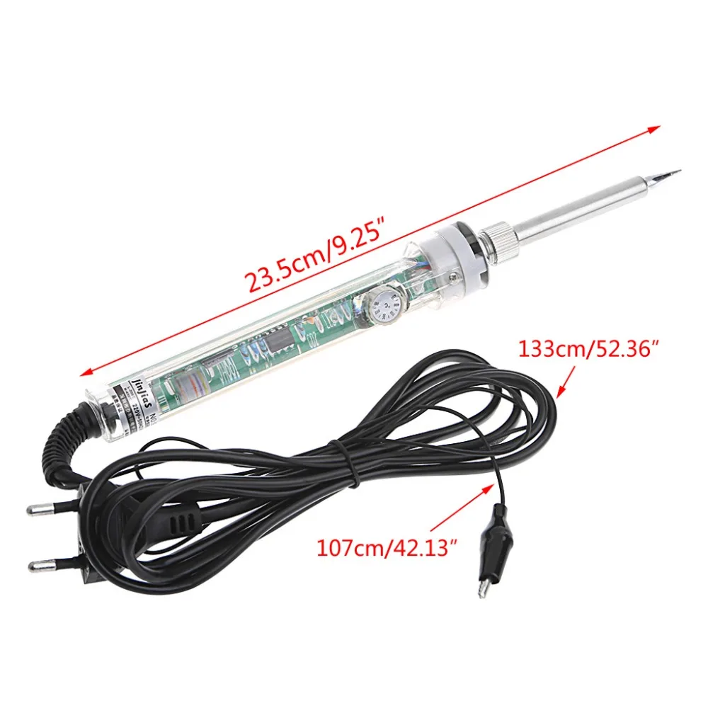 220V 60W 907 Adjustable Constant Temperature Electric Soldering Iron Lead-free EU Plug Welding Equipment 
220V 60W 907 Adjustable Constant Temperature Electric Soldering Iron Lead-free EU Plug Welding Equipment