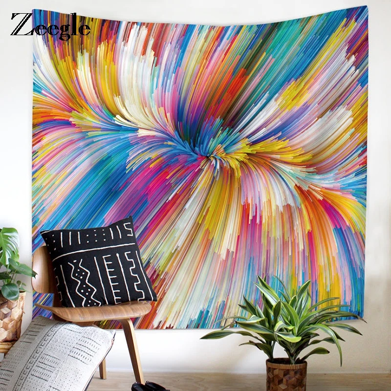 Zeegle Color Swirls Tapestry Curtain Beach Picnic Yoga Mat Comfortable Home Decor Table Cloth Chair Cover Fashion Wall Carpet
Zeegle Color Swirls Tapestry Curtain Beach Picnic Yoga Mat Comfortable Home Decor Table Cloth Chair Cover Fashion Wall Carpet