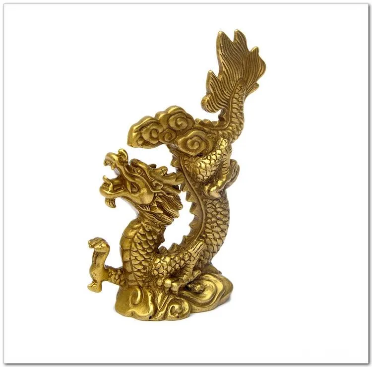 Латунный Дракон летающий дракон Qinglong плоский белый тигр Wangcai злодей Процветающая