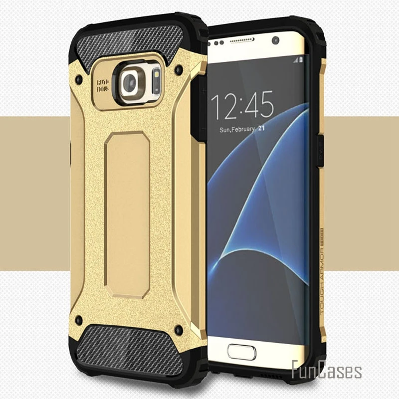 Для samsung S7 edge двухслойный пластиковый + ТПУ защитный чехол для galaxy s7 s G9350