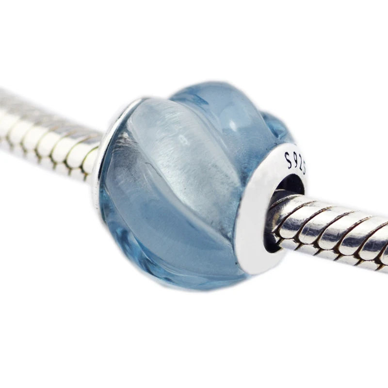 Blue Ripples Charm Glass Beads for Jewelry making Fit Original 925 Silver Charms Bracelets Woman DIY Fashion Jewelry
Blue Ripples Charm Glass Beads for Jewelry making Fit Original 925 Silver Charms Bracelets Woman DIY Fashion Jewelry