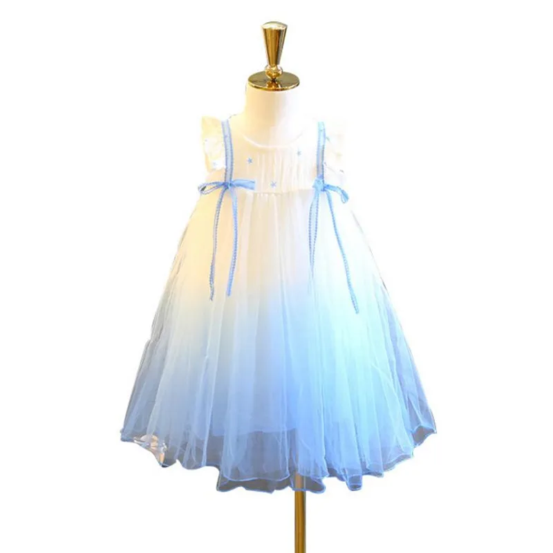 DFXD England Style Children Girls Sleeveless Gradient Color New Fashion Star Print Sleeveless Birthday Party Princess Dress 2-7Y
DFXD England Style Children Girls Sleeveless Gradient Color New Fashion Star Print Sleeveless Birthday Party Princess Dress 2-7Y