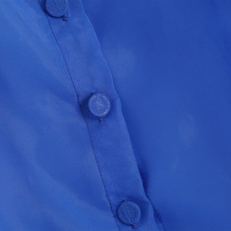 Women's solid color stitching puff sleeves organza lapel shirt single-breasted perspective holiday sunscreen top Female shirt
Women's solid color stitching puff sleeves organza lapel shirt single-breasted perspective holiday sunscreen top Female shirt