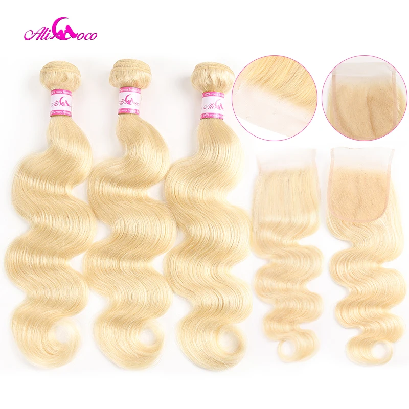 Ali coco Brazilian Body Wave #613 Blonde Lace Closure with 3 Bundles 100% Human Hair Weaving 613 Bundles with Closure
Ali coco Brazilian Body Wave #613 Blonde Lace Closure with 3 Bundles 100% Human Hair Weaving 613 Bundles with Closure