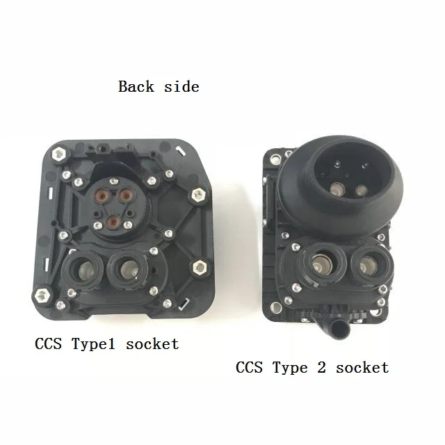 Комбинированная 1 розетка SAE J1772 CCS 150A входная автомобиля без кабеля для установки
