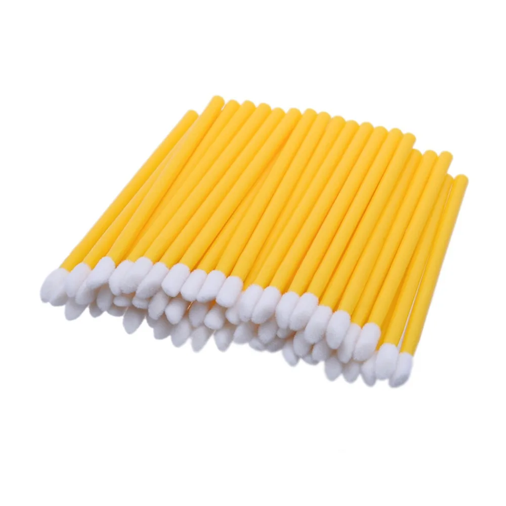 New 50pcs Disposable Lip Brush Gloss Wands Applicator Makeup Cosmetic Tool Beauty Whit/Pink/Blue/Yellow
New 50pcs Disposable Lip Brush Gloss Wands Applicator Makeup Cosmetic Tool Beauty Whit/Pink/Blue/Yellow