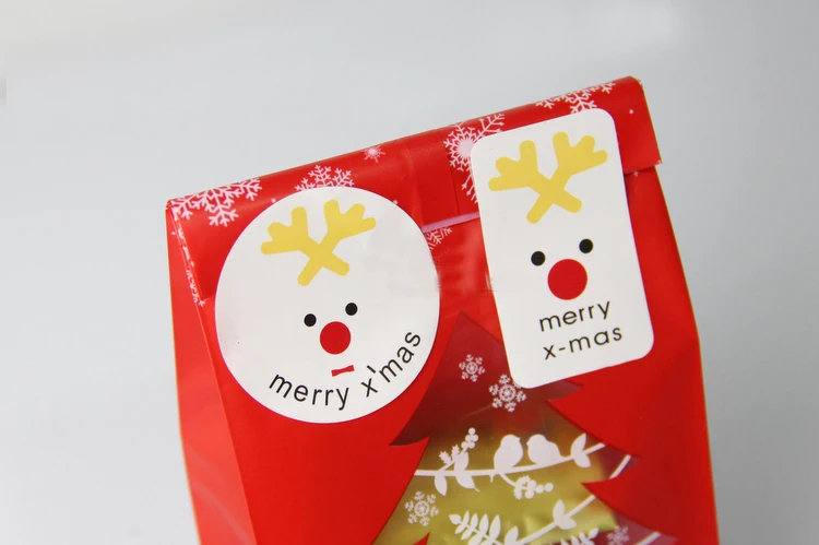 

1 лот = 80 шт. бумажных наклеек, НОВАЯ РОЖДЕСТВЕНСКАЯ этикетка, подарочная упаковка, наклейка для печенья/конфет/орехопосылка Рождественский олень, Рудольф