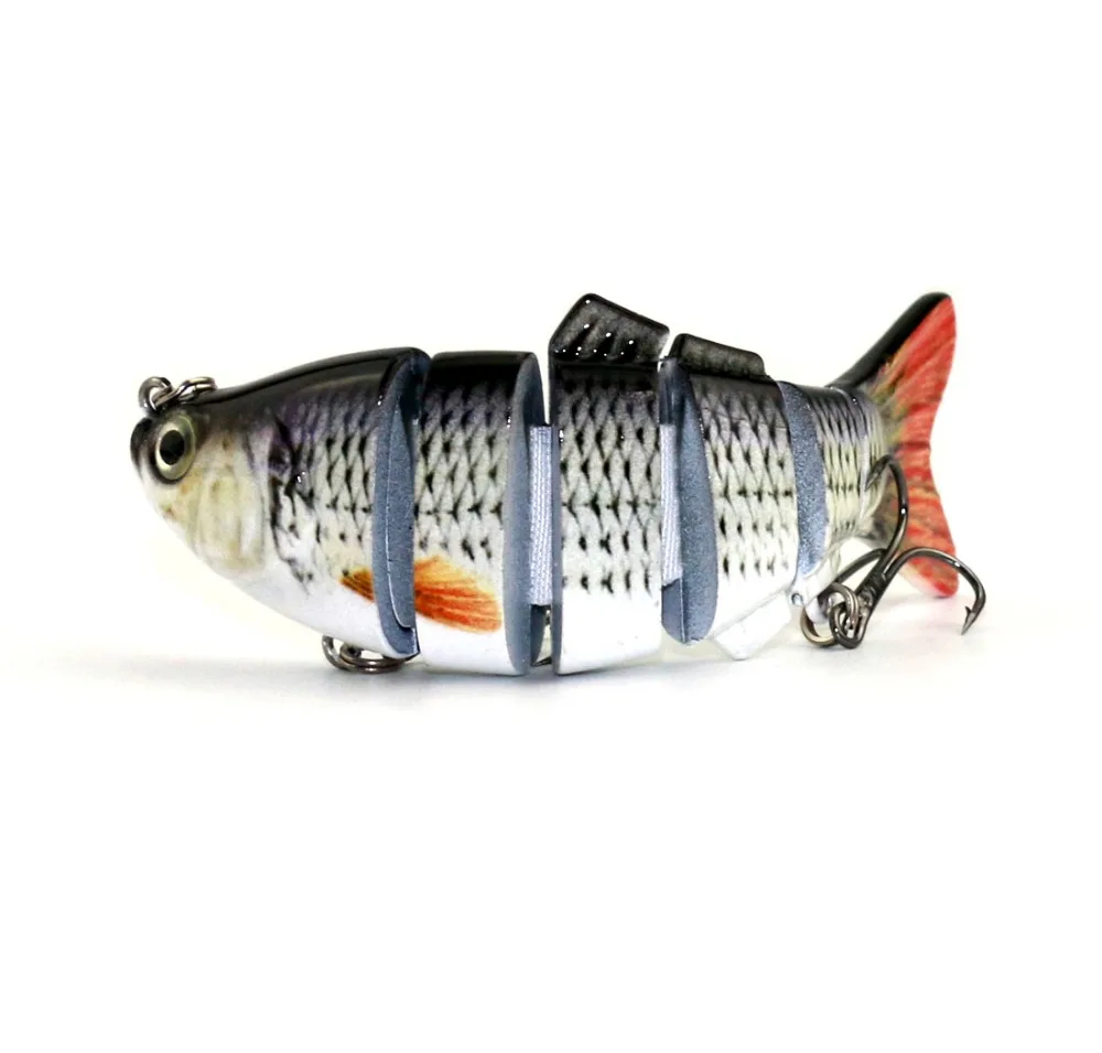 1Pcs 10cm Multi Sections Fishing Lure 6 Segments Jointed Minnow Swimbait Crankbait Artificial Hard Bait 3D Eyes Wobblers
1Pcs 10cm Multi Sections Fishing Lure 6 Segments Jointed Minnow Swimbait Crankbait Artificial Hard Bait 3D Eyes Wobblers