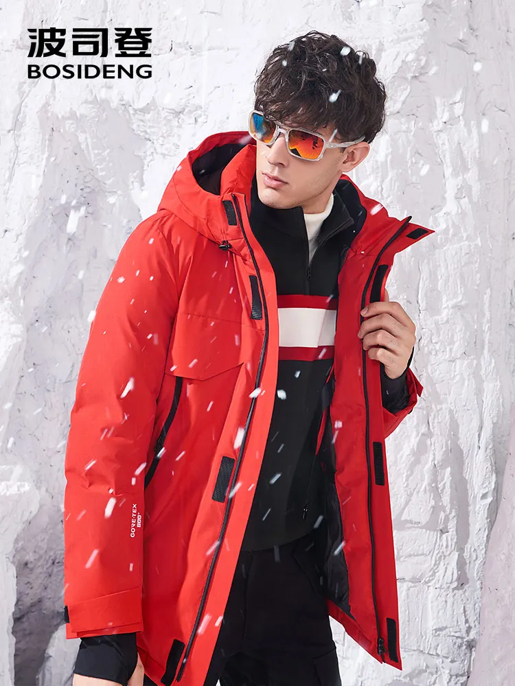 BOSIDENG Gore fabric goose down jacket for men winter thicken outwear armed with RECCO high quality hooded B80142209
BOSIDENG Gore fabric goose down jacket for men winter thicken outwear armed with RECCO high quality hooded B80142209