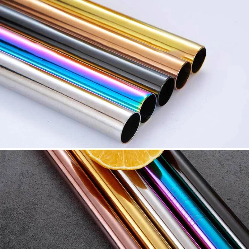 Stainless Steel Drinking Straw Milk Coffee Stirring Spoon Reusable Metal Tubes Beer Tools Barware Dining Bar Kitchen Accessories
Stainless Steel Drinking Straw Milk Coffee Stirring Spoon Reusable Metal Tubes Beer Tools Barware Dining Bar Kitchen Accessories