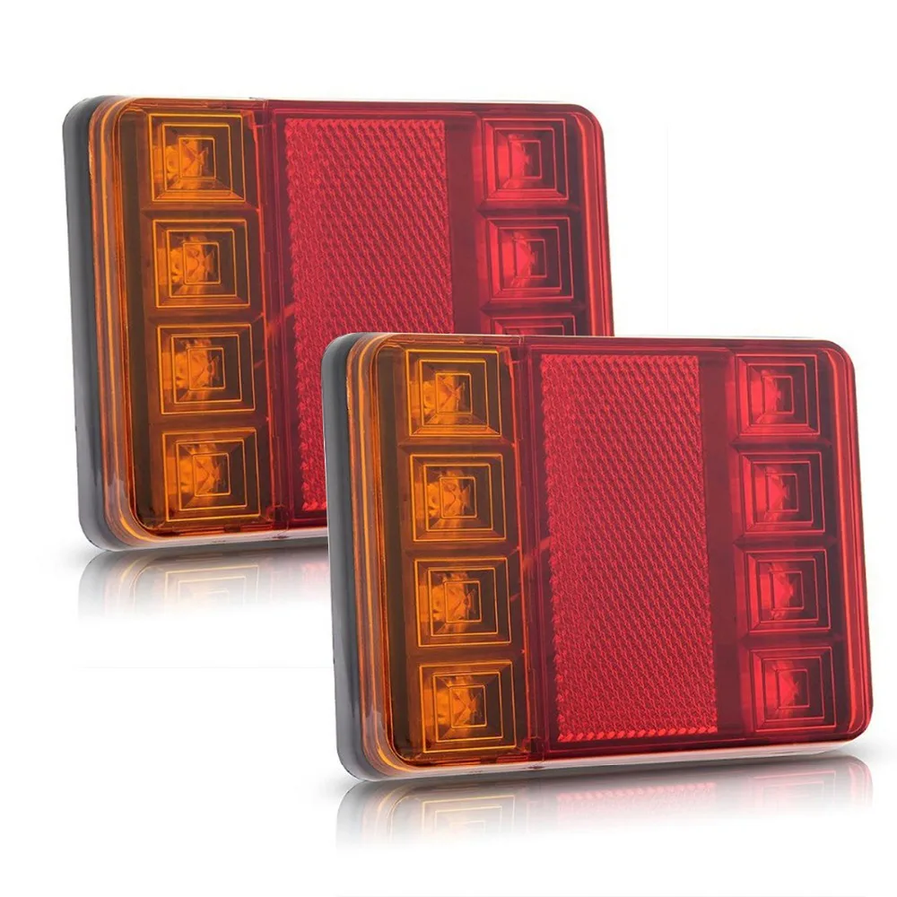 2pcs 8 LED Waterproof Car Truck LED Rear Tail Light Warning Lights Rear Lamps Tailight for truck trailers caravas UTE buses vans
2pcs 8 LED Waterproof Car Truck LED Rear Tail Light Warning Lights Rear Lamps Tailight for truck trailers caravas UTE buses vans